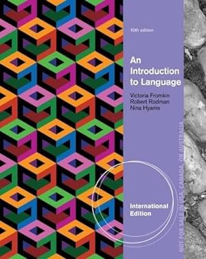 Seller image for An Introduction to Language, International Edition for sale by WeBuyBooks
