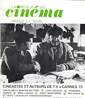 Image du vendeur pour Image et Son - La Revue du Cinma n 273 juin 1973 mis en vente par PRISCA