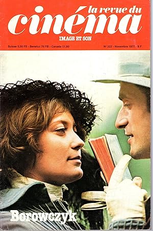 Image du vendeur pour Image et Son - La Revue du Cinma n 322 novembre 1977 mis en vente par PRISCA