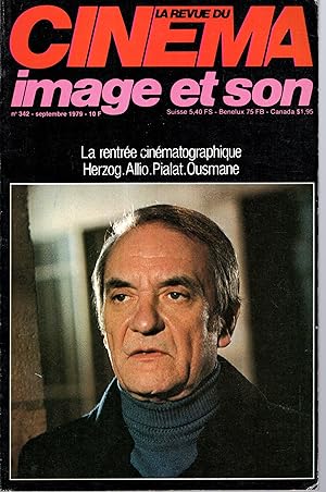 Image du vendeur pour Image et Son - La Revue du Cinma n 342 septembre 1979 mis en vente par PRISCA