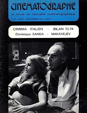 Seller image for Cinmatographe n 9 aot 1974 for sale by PRISCA