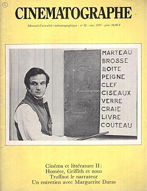 Bild des Verkufers fr Cinmatographe n 32 novembre 1977 zum Verkauf von PRISCA