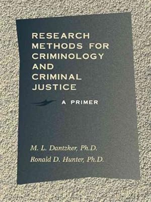 Seller image for Research Methods for Criminology and Criminal Justice : A Primer for sale by GreatBookPrices