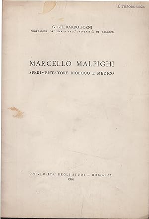 Seller image for Marcello Malpighi : sperimentatore biologo e medico for sale by PRISCA