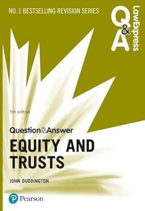 Bild des Verkufers fr Law Express Question and Answer: Equity and Trusts, 5th edition (Law Express Questions & Answers) zum Verkauf von WeBuyBooks