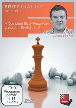Bild des Verkufers fr A Complete Black Repertoire versus the English, 1.e5 : Fritztrainer - interaktives Video-Schachtraining zum Verkauf von AHA-BUCH GmbH