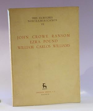 Imagen del vendedor de TRES ESCRITORES NORTEAMERICANOS.VII a la venta por Laila Books