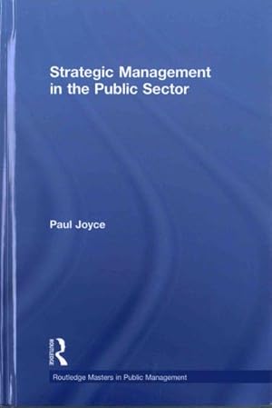 Seller image for Strategic Management in the Public Sector for sale by GreatBookPrices