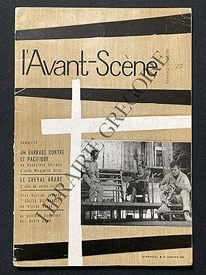L'AVANT-SCENE-N°212-15 JANVIER 1960-UN BARRAGE CONTRE LE PACIFIQUE-LE CHEVAL ARABE