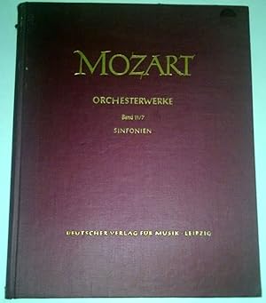 Image du vendeur pour Mozart - Neue Ausgabe smtlicher Werke, Serie IV: Orchesterwerke. Werkgruppe 11, Sinfonien, Band 7 mis en vente par Birkitt's Books
