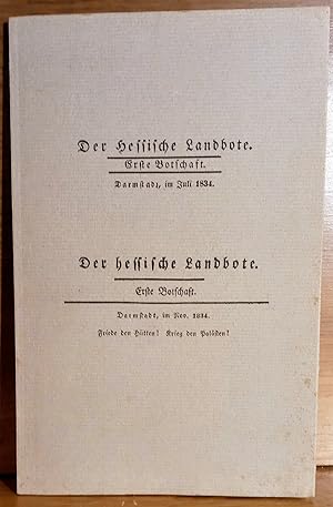 Immagine del venditore per DER HESSISCHE LANDBOTE 1834 Nachdruck beider Ausgaben mit einem Nachwort. venduto da German Book Center N.A. Inc.
