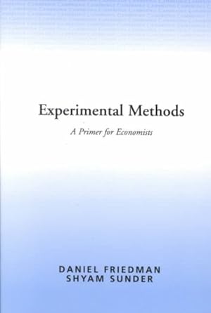 Seller image for Experimental Methods : A Primer for Economists for sale by GreatBookPrices