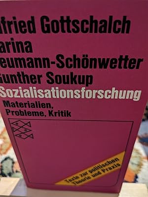 Seller image for Sozialisationsforschung, Materialien, Probleme, Kritik for sale by Verlag Robert Richter