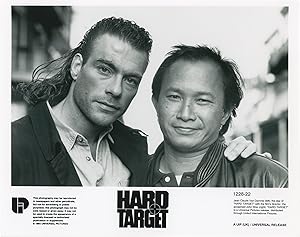 Image du vendeur pour Hard Target (Original photograph of Jean-Claude Van Damme and John Woo on the set of of the 1993 film) mis en vente par Royal Books, Inc., ABAA