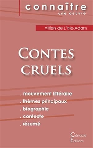 Image du vendeur pour Fiche de lecture Contes cruels de Villiers de L'Isle-Adam (Analyse littraire de rfrence et rsum complet) -Language: french mis en vente par GreatBookPrices