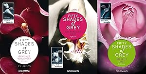 Bild des Verkufers fr Shades of Grey, Band 1: Geheimes Verlangen / Band 2: Gefhrliche Liebe / Band 3: Befreite Lust zum Verkauf von Gabis Bcherlager