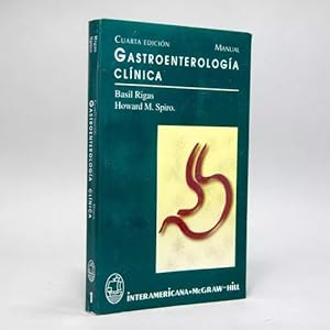 Seller image for Gastroenterologa Clnica Manual B Rigas H Spiro 1995 Bh6 for sale by Libros librones libritos y librazos