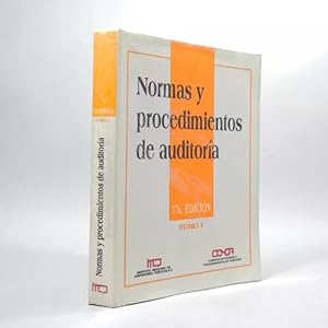 Seller image for Normas Y Procedimientos De Auditora Tomo 1 1997 Bj4 for sale by Libros librones libritos y librazos