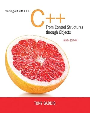 Seller image for Starting Out With C++ from Control Structures to Objects : With Pearson Etext for sale by GreatBookPrices