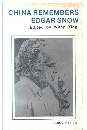 Immagine del venditore per China Remembers Edgar Snow. venduto da City Basement Books