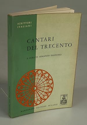 Bild des Verkufers fr Cantari del Trecento. zum Verkauf von Antiquariat Dorner