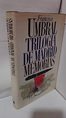 Imagen del vendedor de TRILOGIA DE MADRID MEMORIAS a la venta por LIBRERIA  SANZ