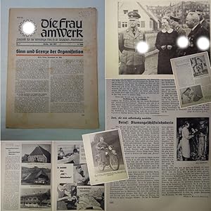 Seller image for Die Frau am Werk. Zeitschrift fr die werkttige Frau in der Deutschen Arbeitsfront. 2. Jahr Nr. 7 Juli 1937 * N a t i o n a l s o z i a l i s t i s c h e r M u s t e r b e t r i e b in Sachsen, von Frau gefhrt / B r a u n e S c h w e s t e r for sale by Galerie fr gegenstndliche Kunst