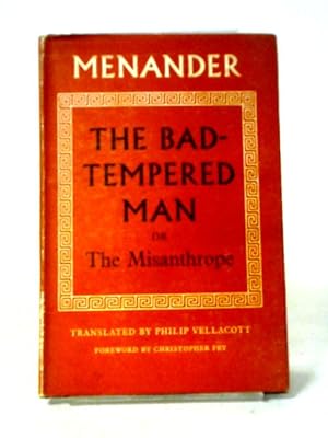 Bild des Verkufers fr The Bad-Tempered Man zum Verkauf von World of Rare Books
