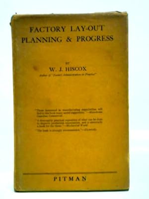 Image du vendeur pour Factory Lay-out, Planning & Progress mis en vente par World of Rare Books