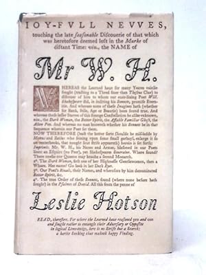 Seller image for Mr W. H. the Friend to Whom Shakespeare Wrote His Sonnets for sale by World of Rare Books