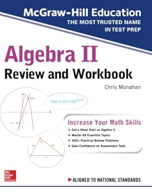 Bild des Verkufers fr McGraw-Hill Education Algebra II Review and Workbook (TEST PREP) zum Verkauf von WeBuyBooks