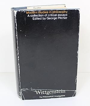 Bild des Verkufers fr Wittgenstein the Philosophicl Investigations (Modern Studies in Philosophy) zum Verkauf von Peak Dragon Bookshop 39 Dale Rd Matlock