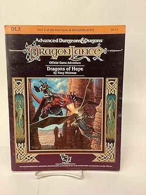 Dragons of Hope, Official Game Adventure DL3; Dragon Lance, Advanced Dungeons & Dragons 9131