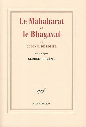 Imagen del vendedor de Le Mahabarat et le Bhagavat du colonel de Polier a la venta por Dmons et Merveilles