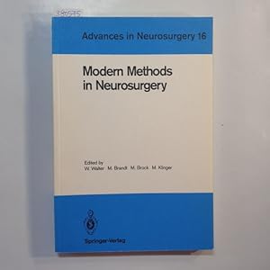 Imagen del vendedor de Modern methods in neurosurgery a la venta por Gebrauchtbcherlogistik  H.J. Lauterbach