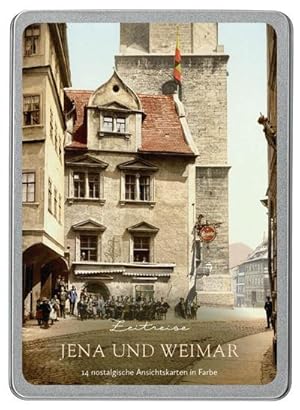 Bild des Verkufers fr Weimar und Jena : 14 nostalgische Ansichtskarten in Farbe zum Verkauf von AHA-BUCH GmbH
