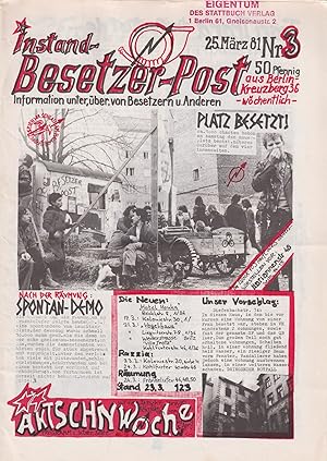 [BERLIN   SQUATTER MOVEMENT] Instand-Besetzer-Post [Restoration squatters post], nos. 0 31 (compl...