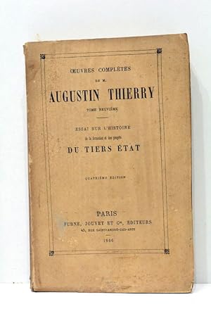 Seller image for Essai sur l'histoire de la formation et des progrs du Tiers tat suivi de fragments du recueil des monuments indits de cette histoire. for sale by ltimo Captulo S.L.