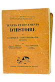 Seller image for Textes et documents d'histoire. L'poque contemporaine (1871-1914). for sale by ltimo Captulo S.L.