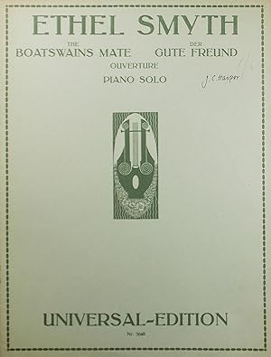 Bild des Verkufers fr The Boatswain's Mate, Ouverture (Overture), Piano Solo zum Verkauf von Austin Sherlaw-Johnson, Secondhand Music