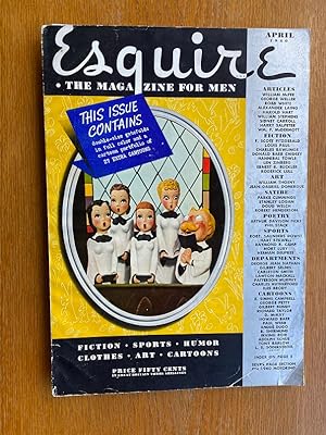 Bild des Verkufers fr Esquire: The Magazine for Men April 1940: Teamed With Genius zum Verkauf von Scene of the Crime, ABAC, IOBA