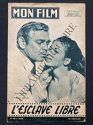 MON FILM-N°600-19 FEVRIER 1958-"L'ESCLAVE LIBRE" ET "NATHALIE"