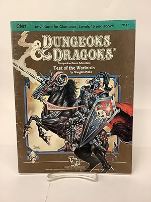 Test of the Warlords, Companion Game Adventure CM1, Dungeons & Dragons 9117