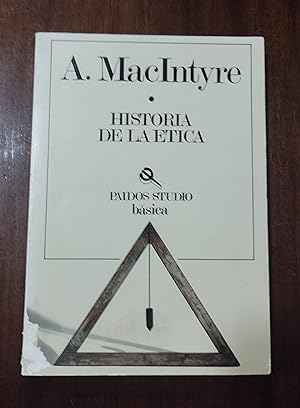 Seller image for Historia de la etica for sale by Domiduca Libreros