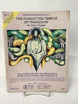 Bild des Verkufers fr The Forgotten Temple of Tharizdun, Campaign Module WG4, Advanced Dungeons & Dragons 9065 zum Verkauf von Chamblin Bookmine