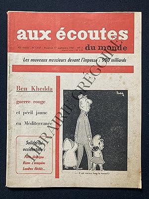 AUX ECOUTES DU MONDE-N°1937-VENDREDI 1ER SEPTEMBRE 1961