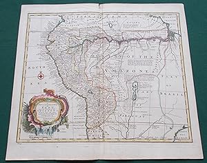 A New and Accurate Map of Peru, and the Country of the Amazones. Drawn from the most authentick F...