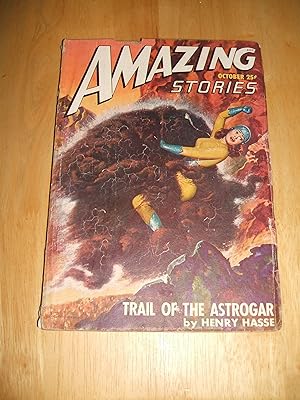 Image du vendeur pour Amazing Stories for October 1947 // The Photos in this listing are of the magazine that is offered for sale mis en vente par biblioboy