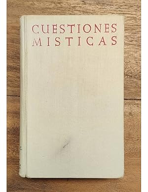 Seller image for CUESTIONES MSTICAS for sale by Librera Llera Pacios