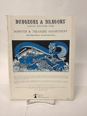 Seller image for Monster & Treasure Assortment; Sets One-Three: Levels One-Nine; Dungeons & Dragons 9047 for sale by Chamblin Bookmine